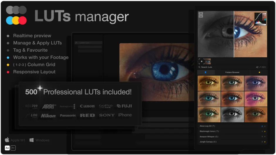 LUTs Manager screenshot