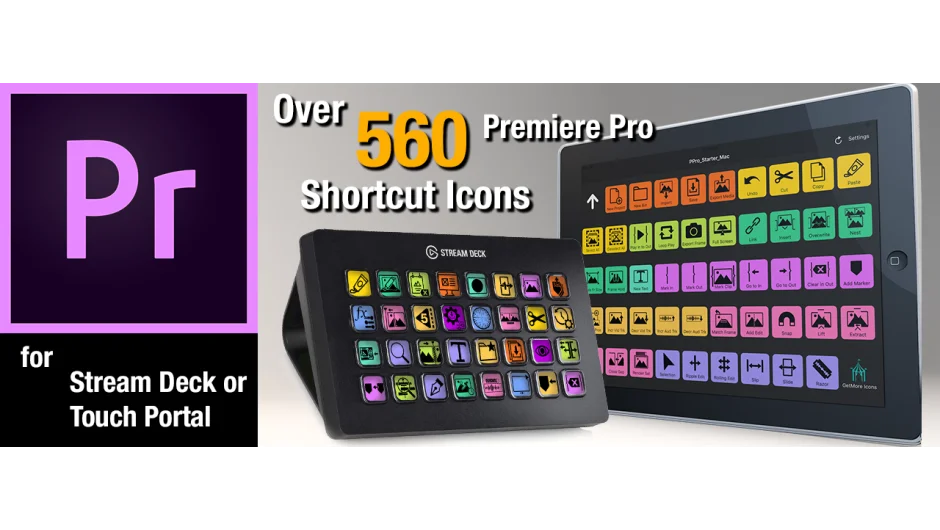 Premiere Pro Shortcut Icons screenshot