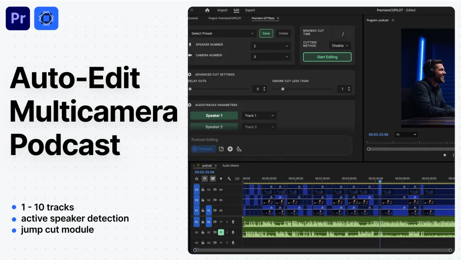 PremiereGPT - Podcast Bundle screenshot