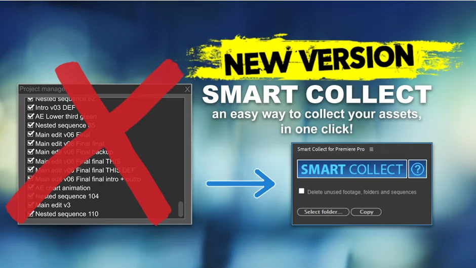 Smart Collect for Premiere Pro screenshot